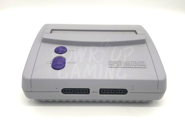 Super Nintendo Jr. Console Premodded with RGB Bypass and Svideo