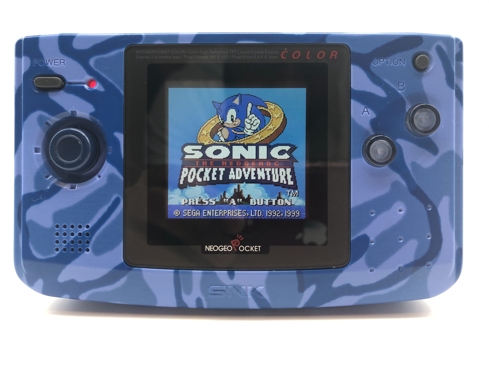 SNK NEOGEO Pocket Color Console in Blue